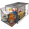 Sorbus Mesh Cabinet Organizer Basket With Sliding Drawer —Stackable, Ideal for Countertop, Cabinet, Pantry, Under the Sink, Desktop and More
